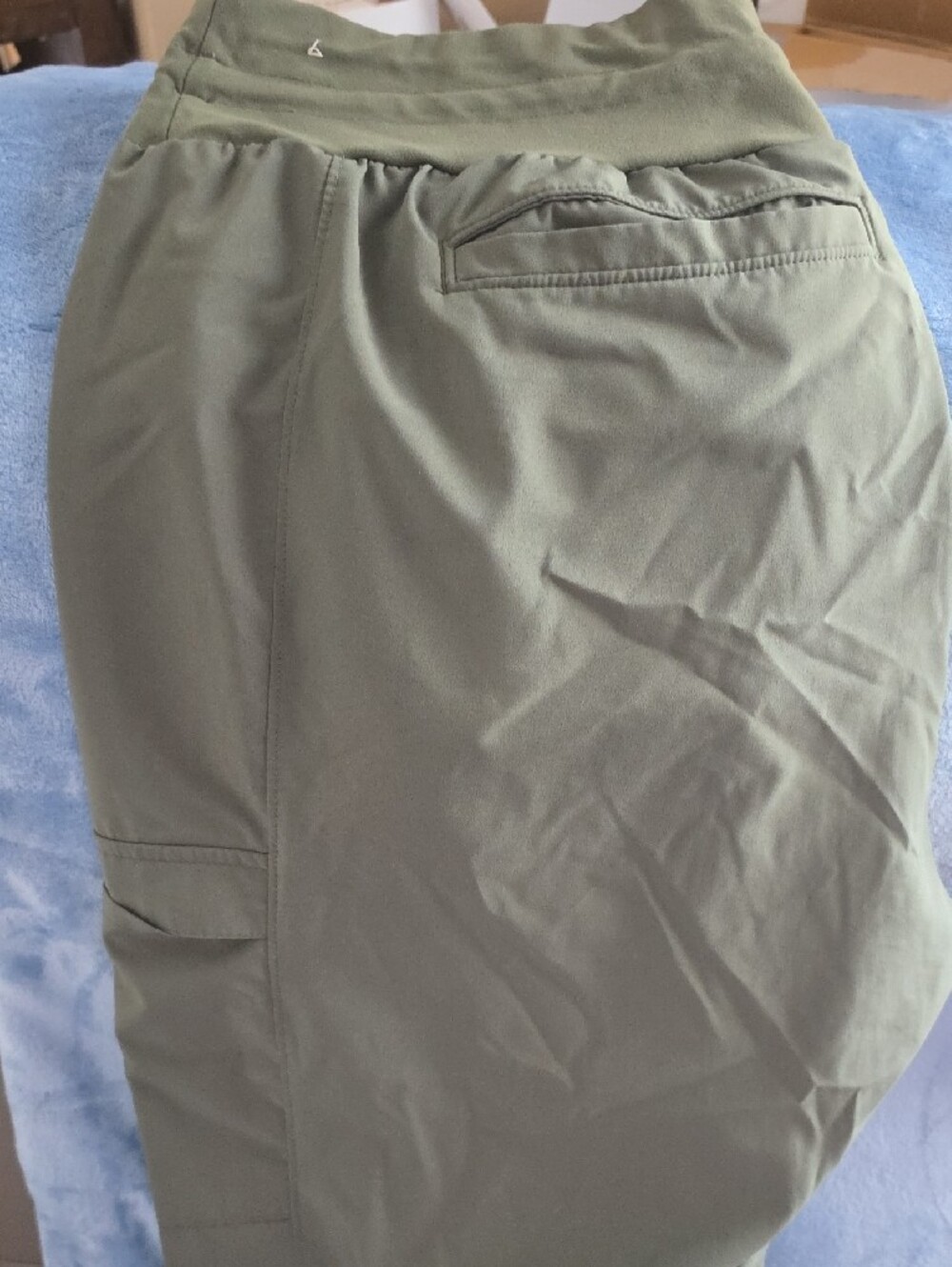 CALIA by Carrie Underwood Olive Green Cargo Jogger Pants - Picture 3 of 5